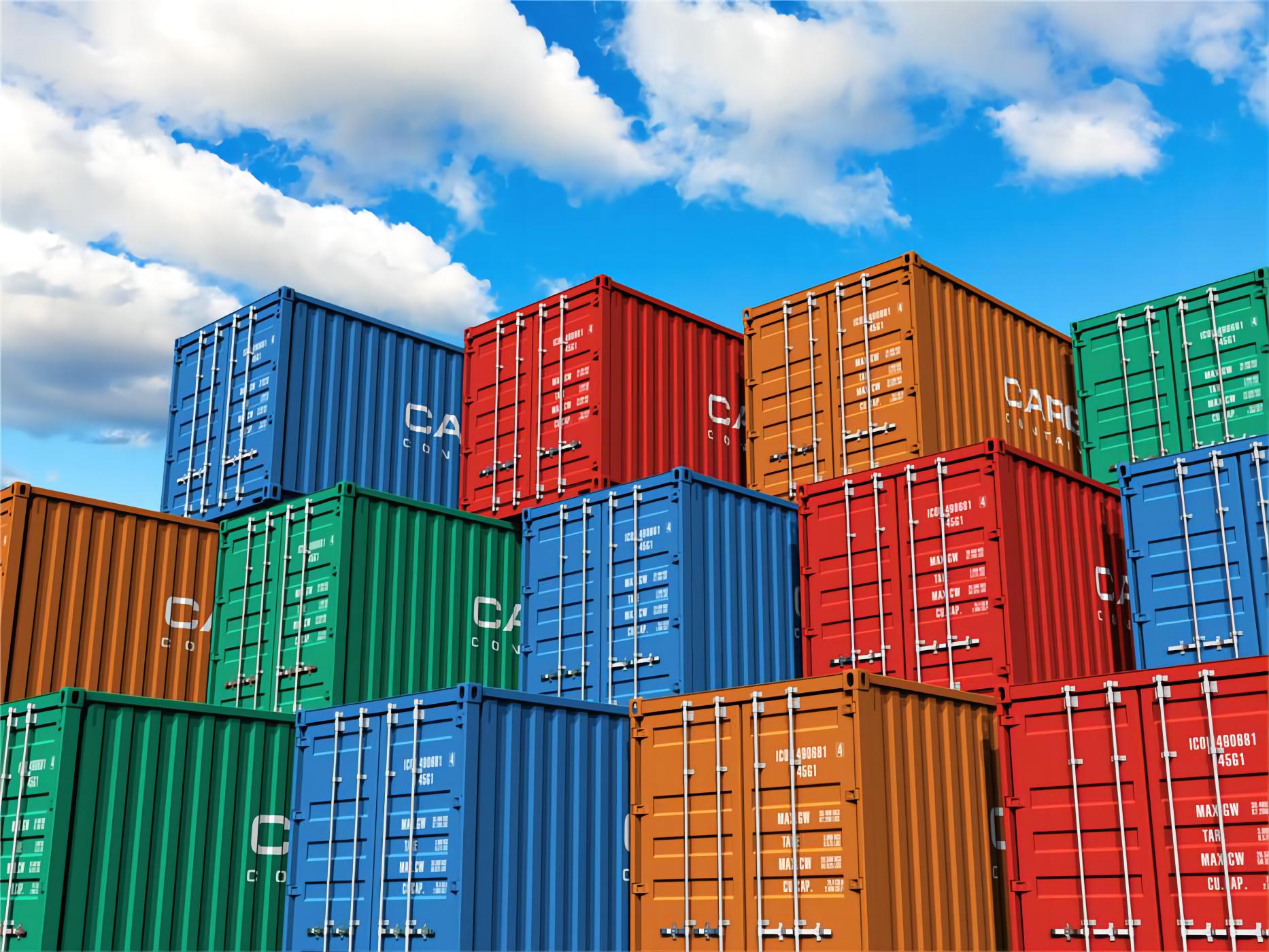 Air freight cargo being loaded for Dubai delivery