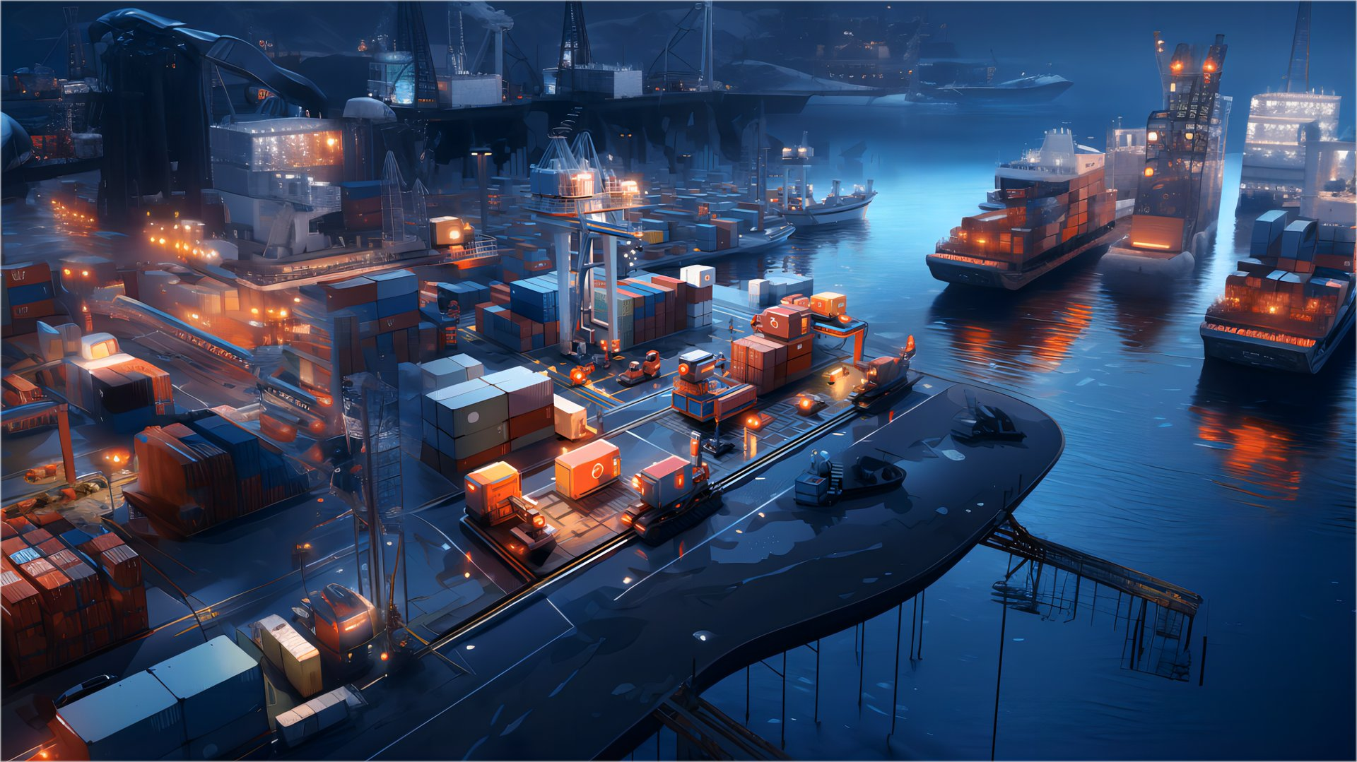 Logistics manager tracking a shipment from China to France